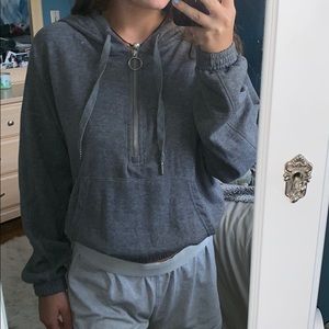 BODY grey half zip